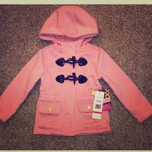 Pink platinum baby girls jacket 2T new with tags